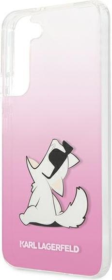 Actual product image Karl Lagerfeld KLHCS22MCFNRCPI S22 + S906 hard case pink (Samsung Galaxy S22+)