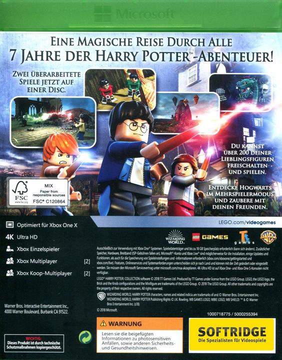 Image du produit WB LEGO Harry Potter Collection - Remasterisé : Années 1-7 (Xbox One X, Xbox Series X, Multilingue)