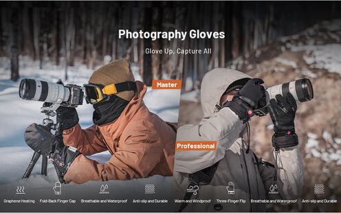 Actual product image Pgytech Photography Gloves Professional (XL) (XL)