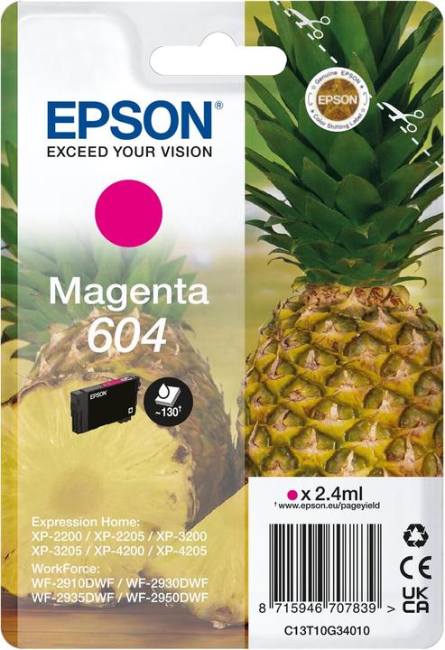 Produktbild Epson Ink/604 603 Starfish MG SEC (M)