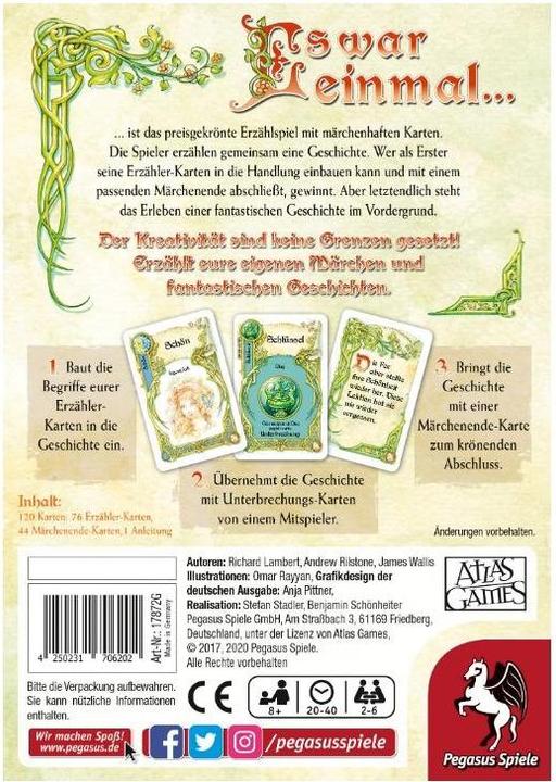 Actual product image Pegasus Once upon a time (German, 2 - 6 Players)