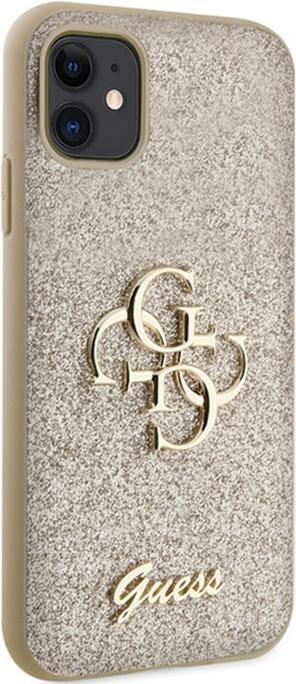 Produktbild Guess GUHCN61HG4SGD iPhone 11 / Xr 6.1" złoty/gold hardcase Glitter Script Big 4G (Apple iPhone 11)