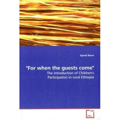 'For when the guests come', Fachbücher