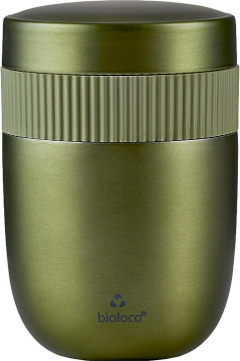 Chic.Mic Edelstahl -Mittagessen, zwei Stück Khaki 420 ml + 200 ml -Chic -micic