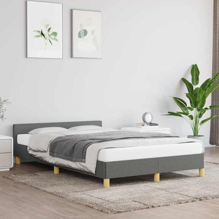 Image du produit vidaXL Bettgestell mit Kopfteil (120 x 200 cm)