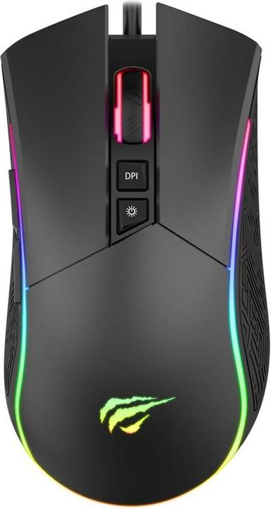 Produktbild Havit GAMENOTE MS1001S gaming mouse RGB 800-4800 DPI (Kabelgebunden)