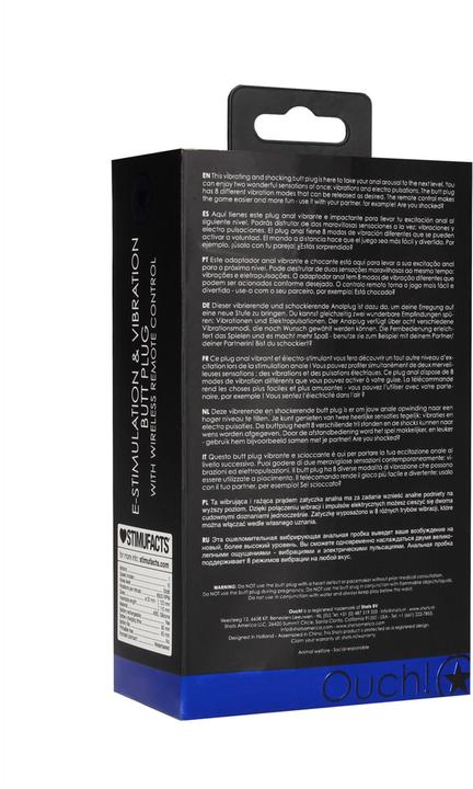 Produktbild Ouch! E-stim Butt plug