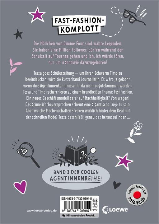 Produktbild T wie Tessa (Band 3) - Geheime Geschäfte (Deutsch, Frauke Scheunemann, Inka Vigh, 2022)