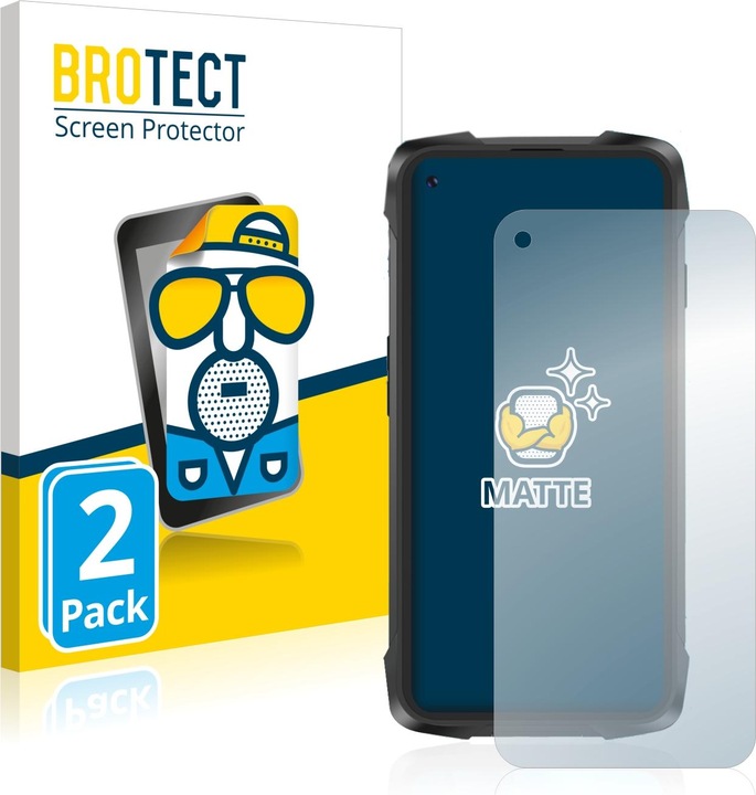 Actual product image BROTECT Anti-glare screen protector matt (2 Piece, Cubot King Kong 7)