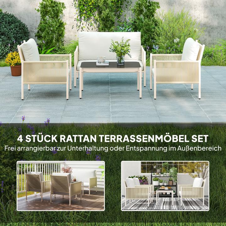 Actual product image Outsunny Garden furniture set