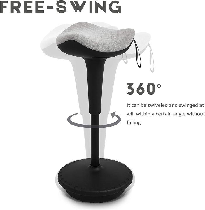 Actual product image IWMH Ergonomic work stool