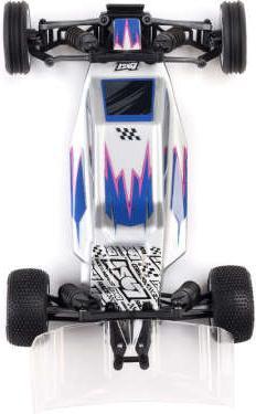 Actual product image Losi Micro-B 1/24 2WD Buggy RTR, Silber (RTR Ready-to-Run)