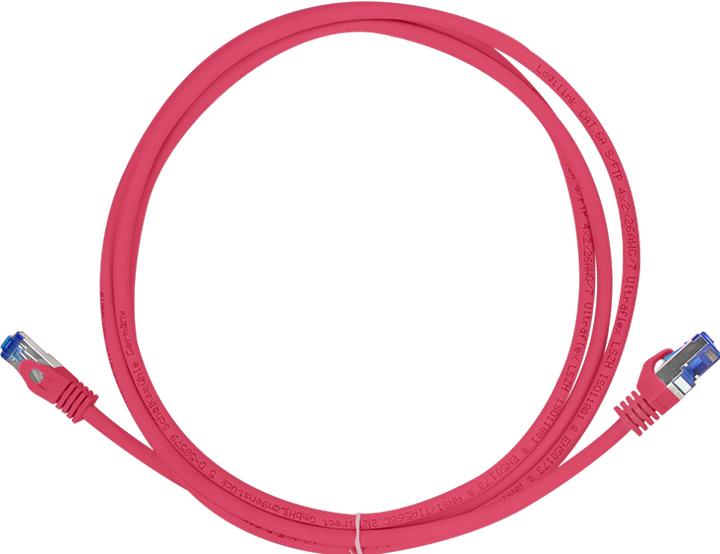 Actual product image LogiLink Patch cable Ultraflex, Cat.6A, S/FTP, 10 m, red (S/FTP, CAT6a, 10 m)