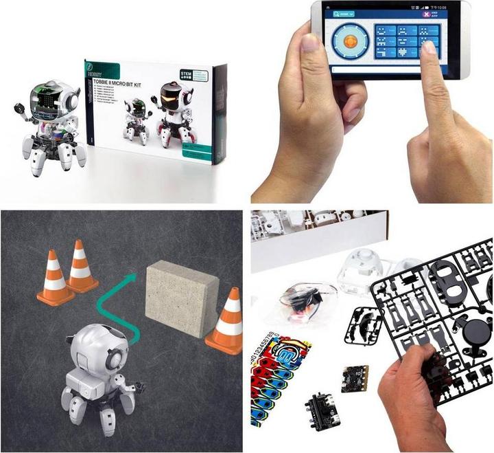 Actual product image Velleman Tobbie the Robot II Micro:Bit
