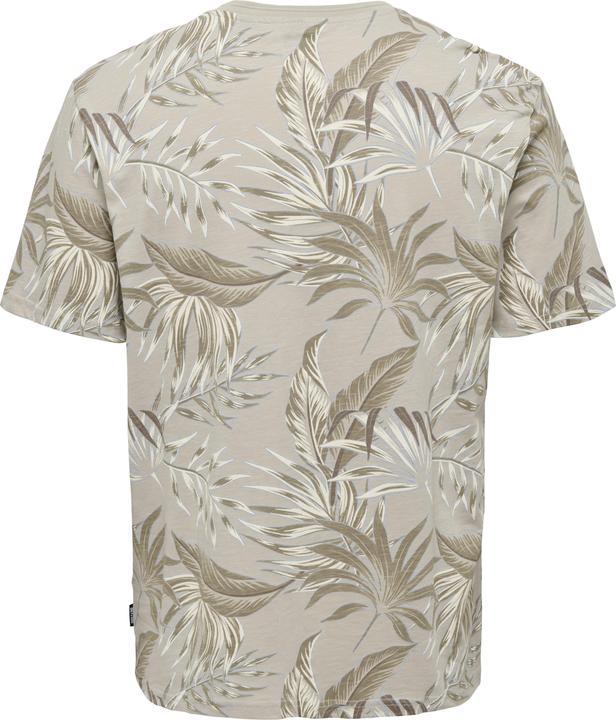Produktbild Only & Sons Onskash Reg Leaf Aop Ss Tee (L)