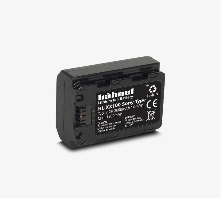 Actual product image Hähnel Replacement battery HL-XZ100 for Sony FZ100 (Camera battery)