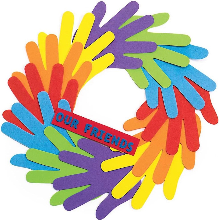 Immagine prodotto Colorations Stampi in schiuma Happy Hands, 150 pezzi.