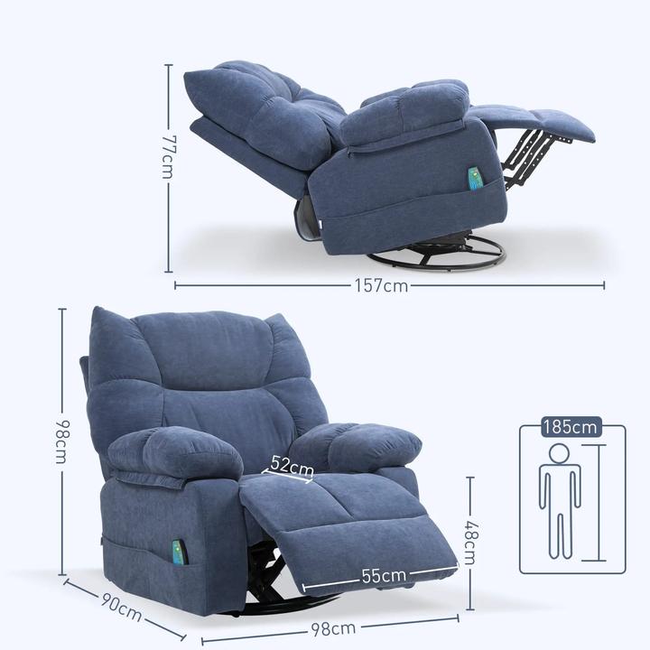 Actual product image Homcom Massage chair with heat function