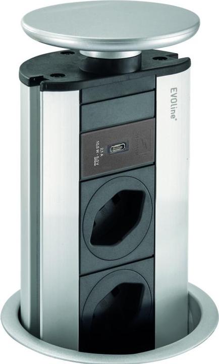Evoline Prises escamotables +AMIArg- PORT 230 V (3 x, Type 23, 3 m)