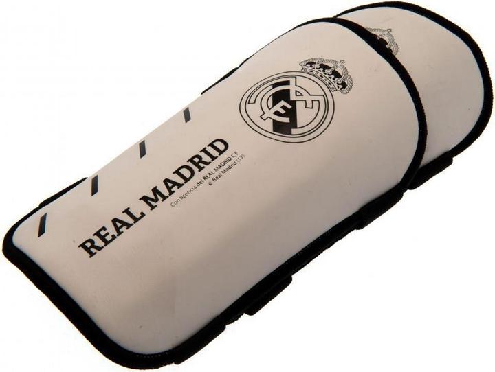 Actual product image Real Madrid CF Childrens/Kids Slip-In Shin Guards (122, 128)