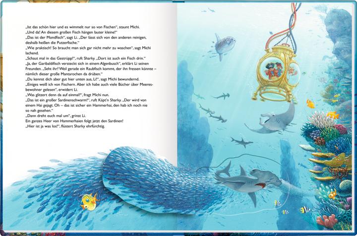 Immagine prodotto Käpt'n Sharky und der Schatz in der Tiefsee (Tedesco, Jutta Longreuter, Silvio Neuendorf, 2017)