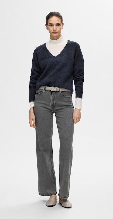 Produktbild Selected Femme V-Ausschnitt Strickpullover (M)