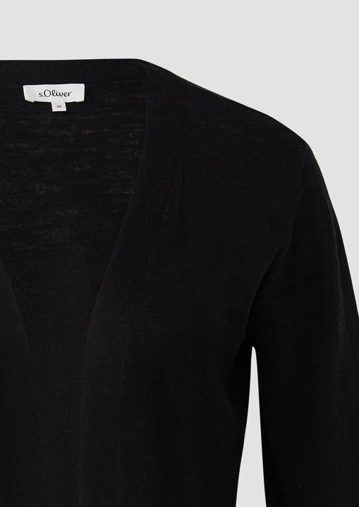 Produktbild s.Oliver Strickjacke Feinstrickcardigan aus Baumwolle mit 3/4-Ärmeln (32)