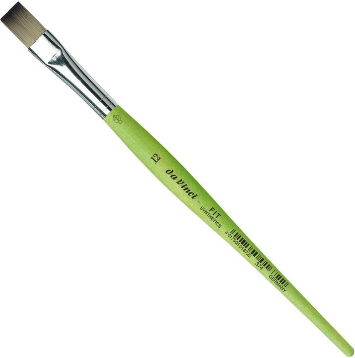 Actual product image da Vinci Brush series 374, flat, size 12 (10.90 mm)