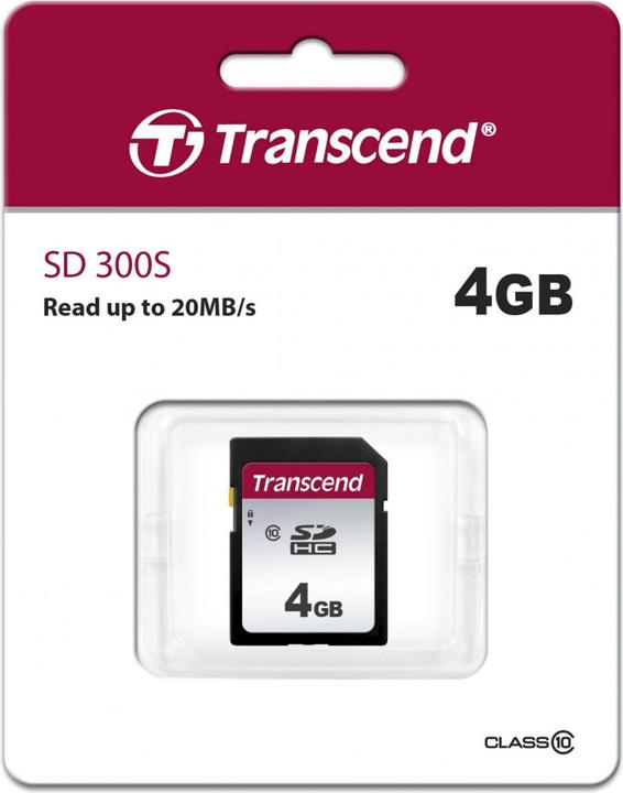 Produktbild Transcend SDC300S (4 GB, SDHC, U1, UHS-I)