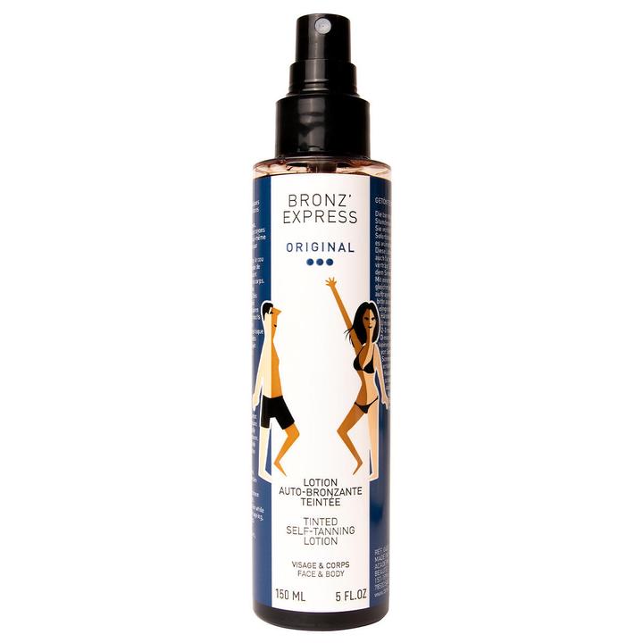 Actual product image Académie Bronz' Express Lotion Auto-Bronzante Teintée (Self tanning foam, 150 ml)