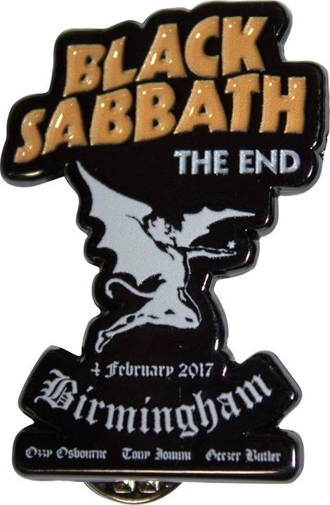 Produktbild Black Sabbath Abzeichen The End ZinkLegierung