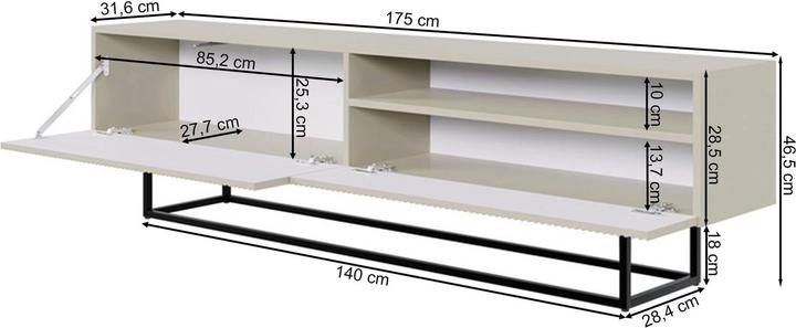 Produktbild Selsey Veldio (175 x 31.60 x 46.50 cm)