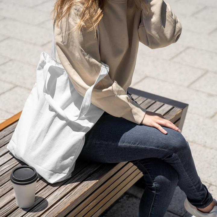 Produktbild Urban 5884 Herbruikbare Baumwolltas mit langen Griffen, personalisierbar und umweltfreundlich