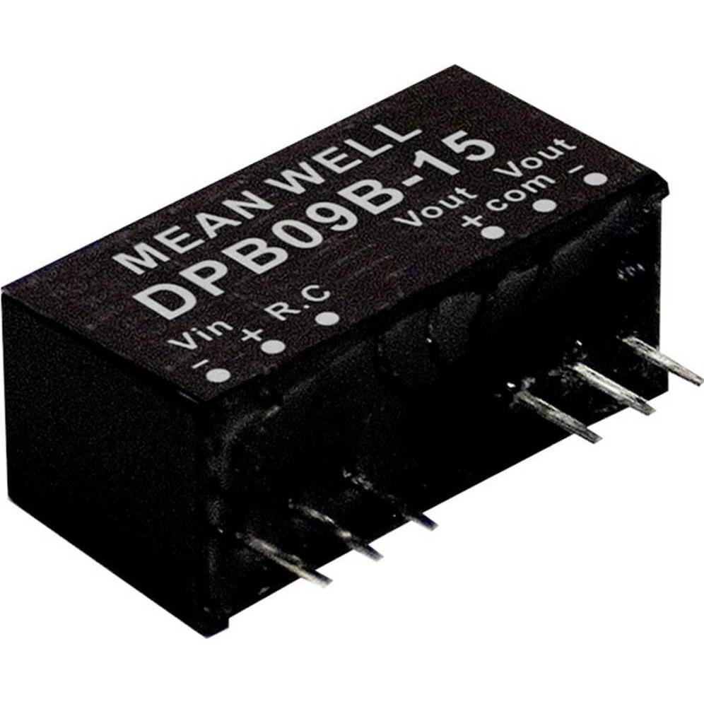 MeanWell, Spannungswandler, DC/DCWandlerModule Serie SPB09 DPB09 Case Dual Output 1