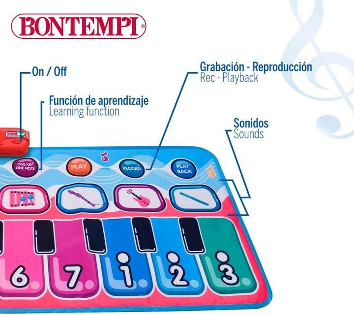 Actual product image Bontempi practice piano