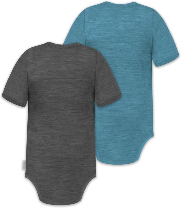 Produktbild Normani 2er Set Baby Merino Kurzarmbody „Tihoi" - 9317 (92)