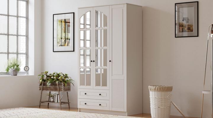 Image du produit Homitis Armoirel Mirror Wardrobe (105 x 52 x 210 cm)