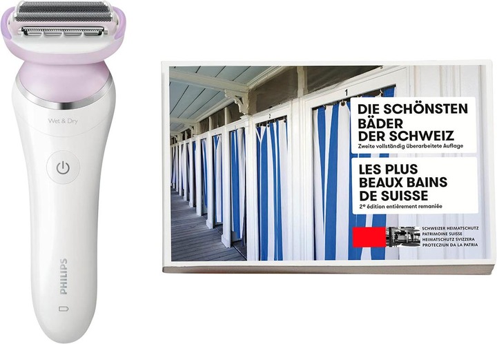 SatinShave Prestige BRL170/00 + The most beautiful baths in Switzerland