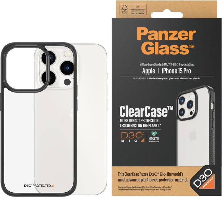 Immagine prodotto PanzerGlass ClearCase con D3O (Apple iPhone 15 Pro)