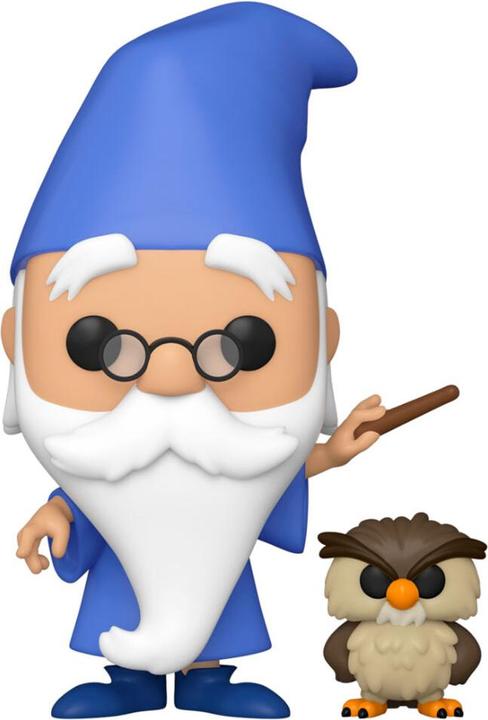 Produktbild Funko POP! - Die Hexe und der Zauberer: Merlin mit Archimedes