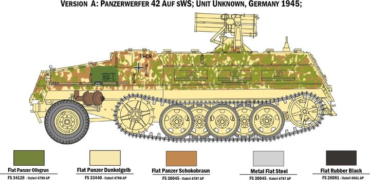 Produktbild 1:35 15cm Panzerwerfer 42 auf SWS