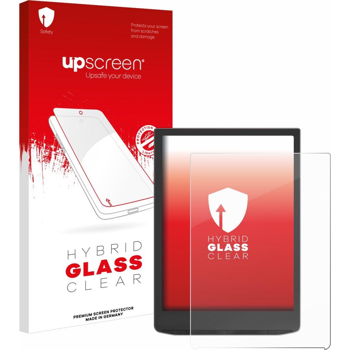 upscreen Scratch Shield Panzerglasfolie, eReader Zubehör, Transparent