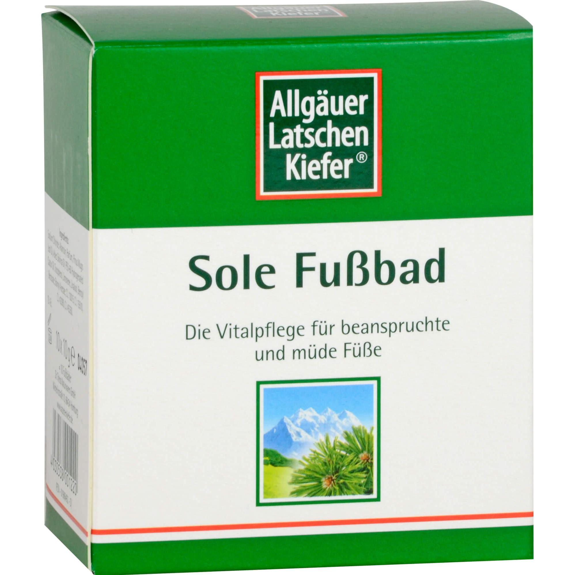 Thumbnail - Allgäuer, Fusspflegemittel, Sole Fussbad (Fussbad)