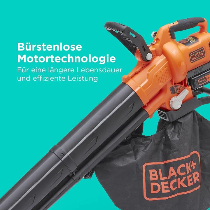 Actual product image Black & Decker BCBLV3625L1 (Rechargeable battery operated, Leaf blower, Vacuum cleaners & blowers, Leaf vacuums)