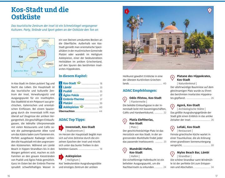 Image du produit Adac Reiseführer Kos (Allemand, Elisabeth Jastram, Thomas Jastram, 2024)