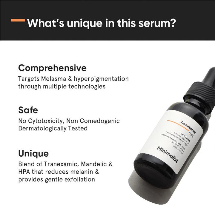 Produktbild Minimalist Tranexamic 03% Face Serum (30 ml)