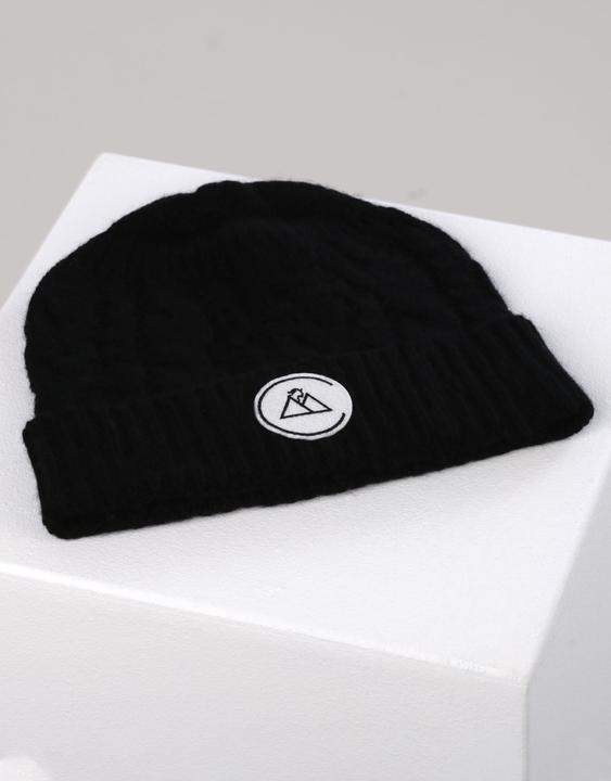 Actual product image Cash-Mere Kaschmir Zopfmuster Mütze (One size)