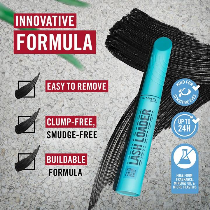 Actual product image Rimmel London KIND & FREE LASH LOADER Wimperntusche #004 -Azurblau 9,5 ml (#004 -Azure blue)