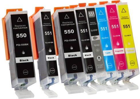 Immagine prodotto Hermex Cartuccia d'inchiostro compatibile XL per Canon PIXMA MG5450 (M, Y, FC, PGBK, C)