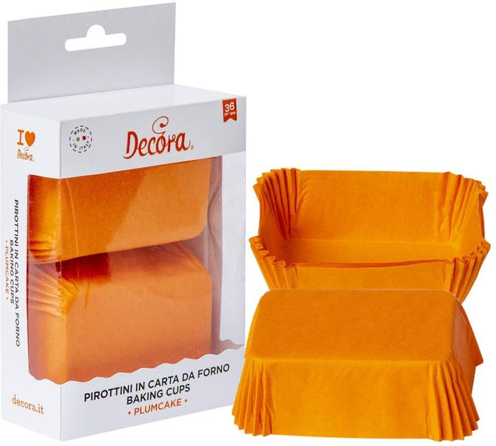 Produktbild Decora Mini-Cake-Backform 36 Stück, Orange (5 cm)